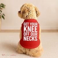 Get Your Knee Off Our Necks Doggie Tank thumb 2