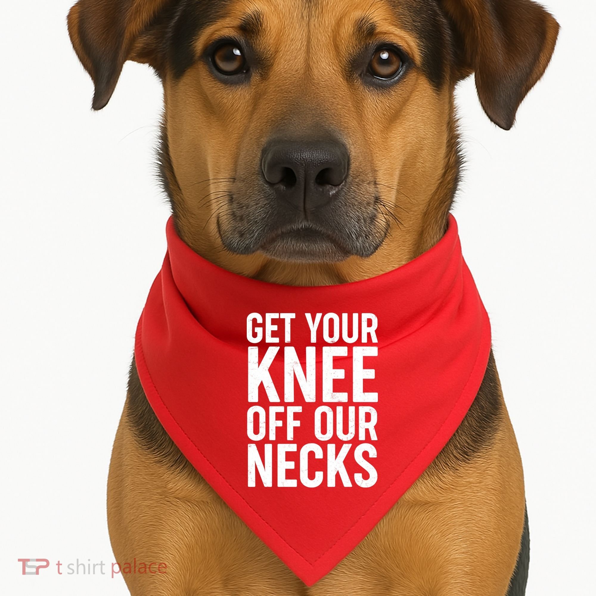 Get Your Knee Off Our Necks USA-Made Doggie Bandana