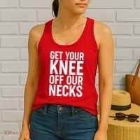 Get Your Knee Off Our Necks Women's Tank Top thumb 2