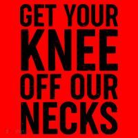 Get Your Knee Off Our Necks Santa Hat thumb 1
