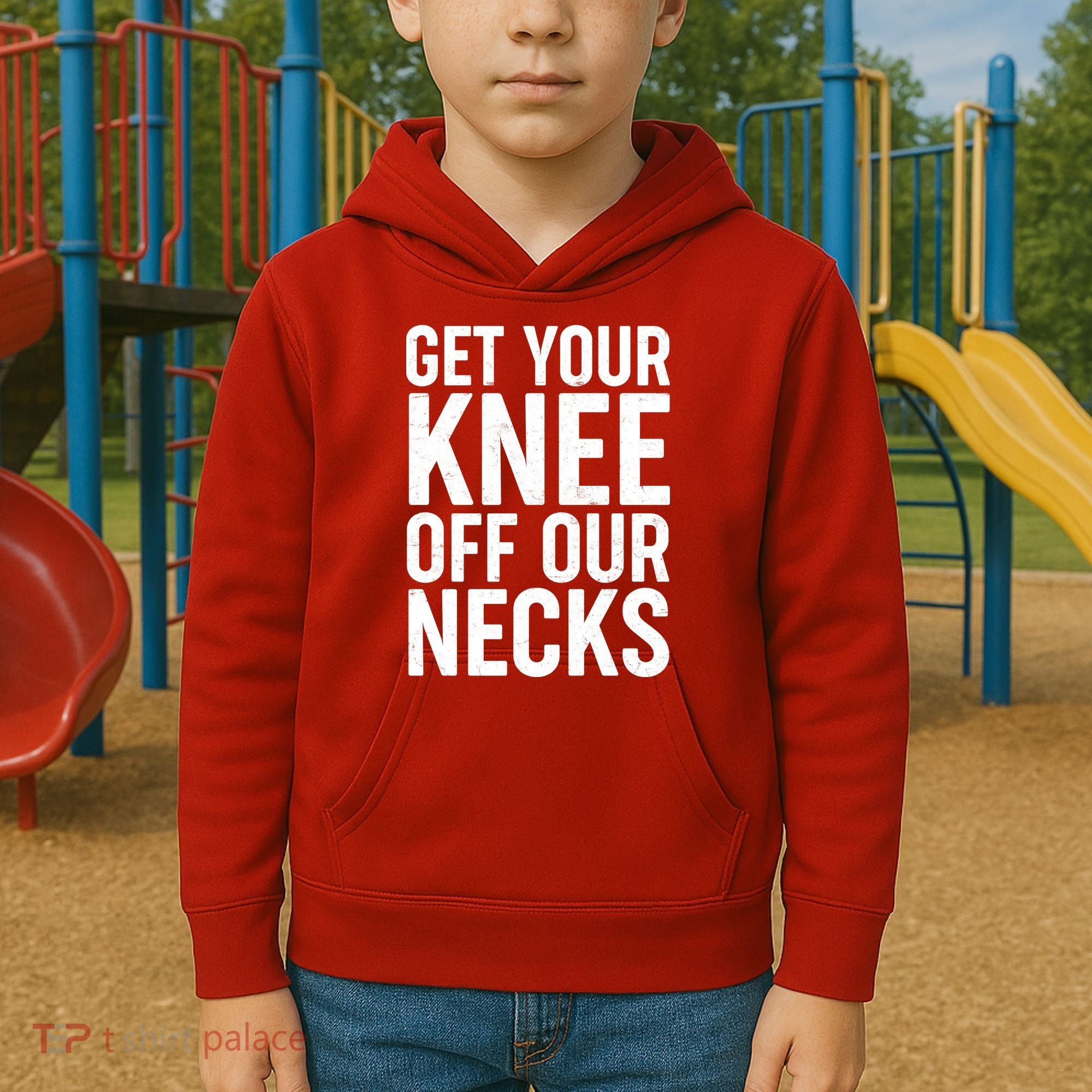 Get Your Knee Off Our Necks Kids Hoodie