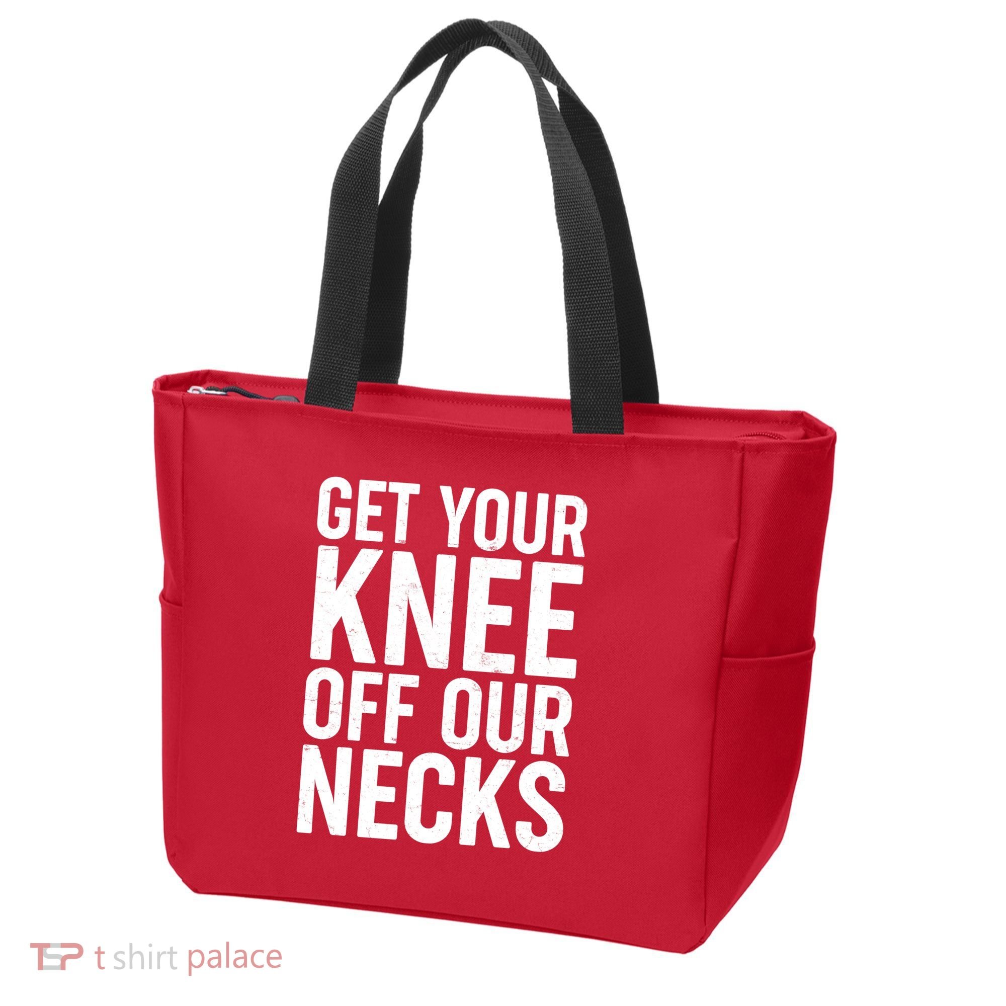 Get Your Knee Off Our Necks Tote Bag