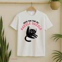Give Em The Ol Razzle Dazzle Cat Funny T-Shirt thumb 2