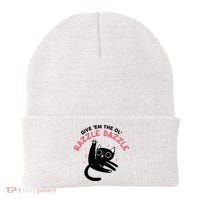 Give Em The Ol Razzle Dazzle Cat Funny Beanie thumb 0