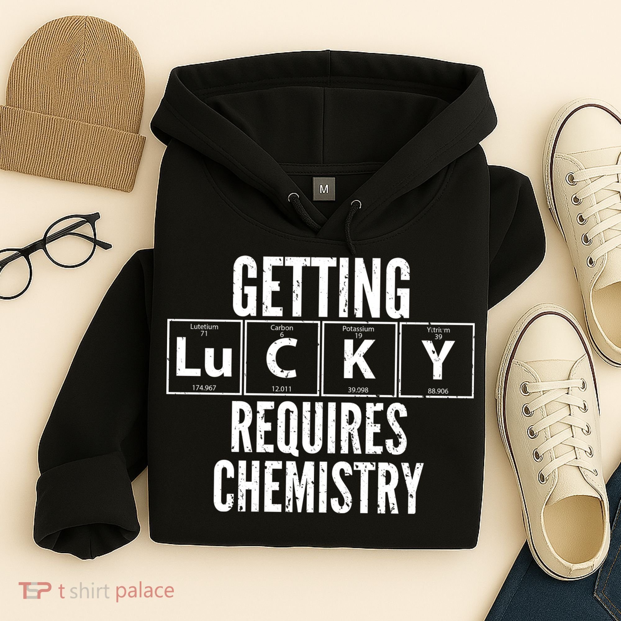 Getting Lucky Requires Chemistry Hoodie