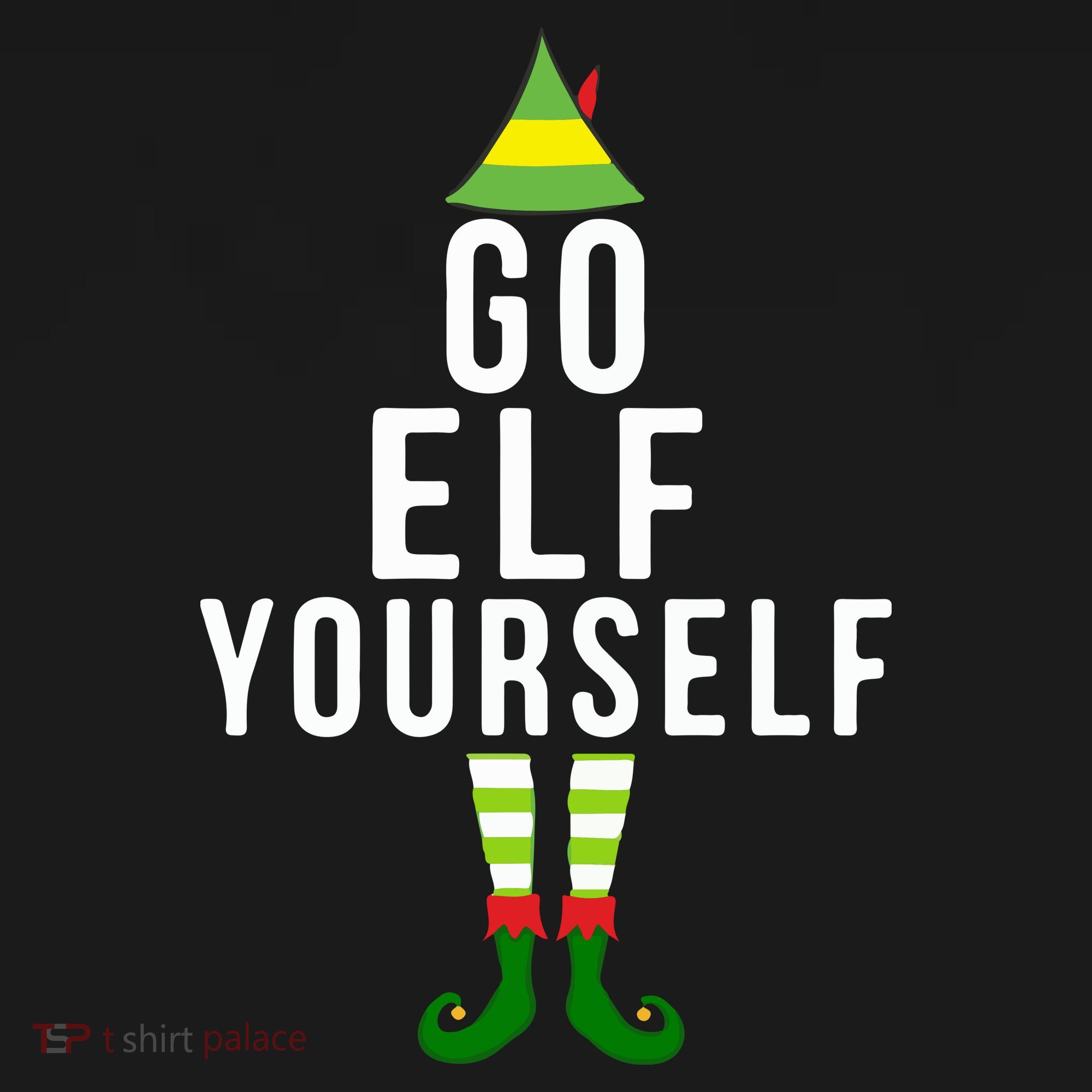 Go Elf Yourself Elf Costume Inappropriate Christmas Xmas Gift Backpack