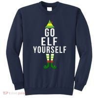 Go Elf Yourself Elf Costume Inappropriate Christmas Xmas Gift Sweatshirt thumb 0
