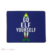 Go Elf Yourself Elf Costume Inappropriate Christmas Xmas Gift Mousepad thumb 0