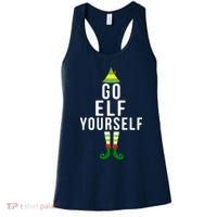 Go Elf Yourself Elf Costume Inappropriate Christmas Xmas Gift Women's Tank Top thumb 0