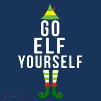 Go Elf Yourself Elf Costume Inappropriate Christmas Xmas Gift Kids Hoodie thumb 5