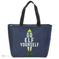 Go Elf Yourself Elf Costume Inappropriate Christmas Xmas Gift Tote Bag thumb 0