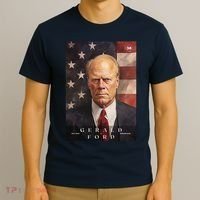 Gerald Ford 38th President Of The United States Portrait T-Shirt thumb 3