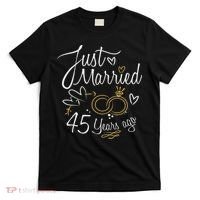 Gift For 45th Wedding Anniversary 45 Year Marriage T-Shirt thumb 0