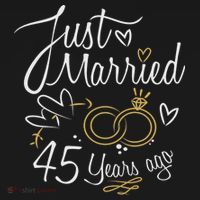 Gift For 45th Wedding Anniversary 45 Year Marriage Women's Hoodie thumb 2