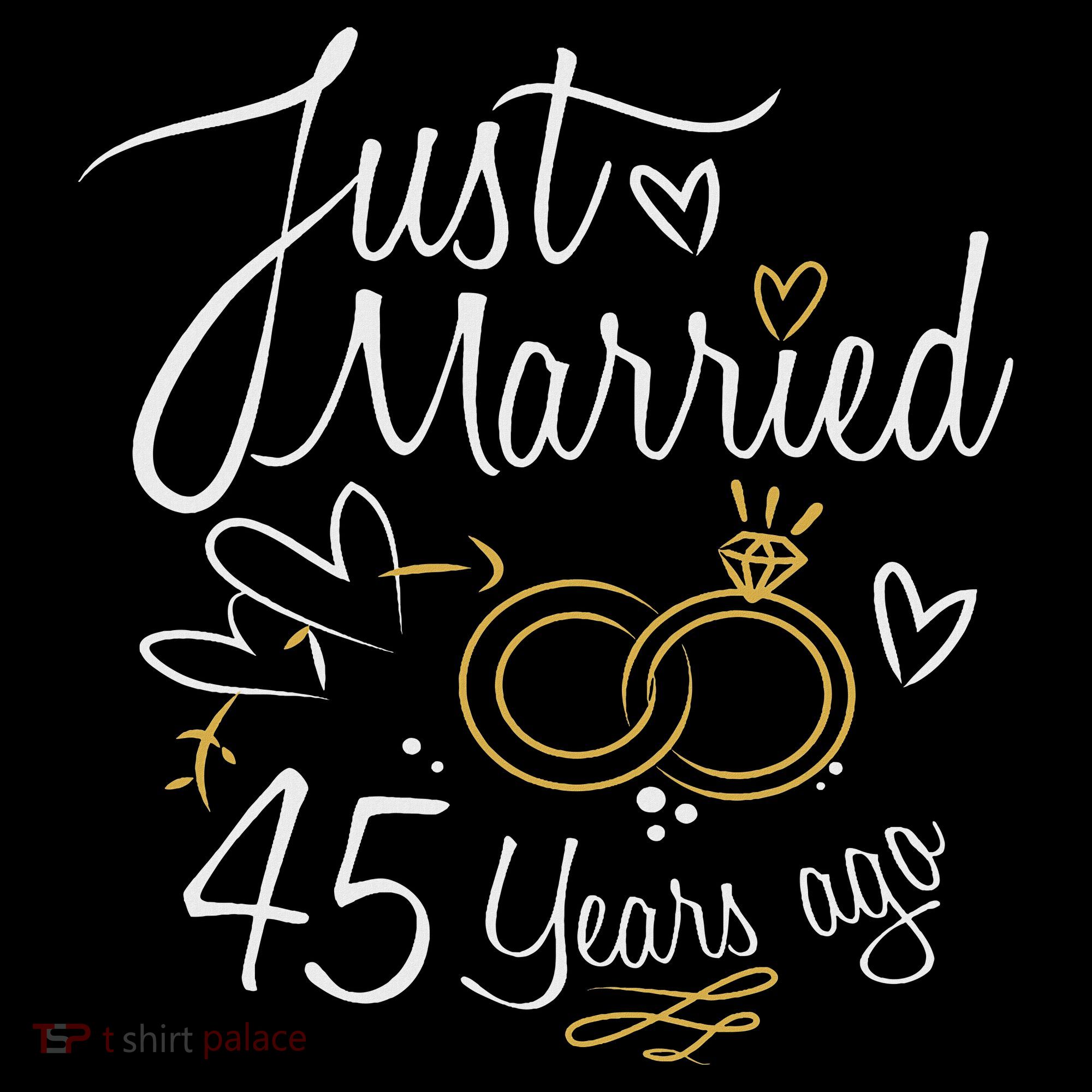 Gift For 45th Wedding Anniversary 45 Year Marriage Women's Hoodie