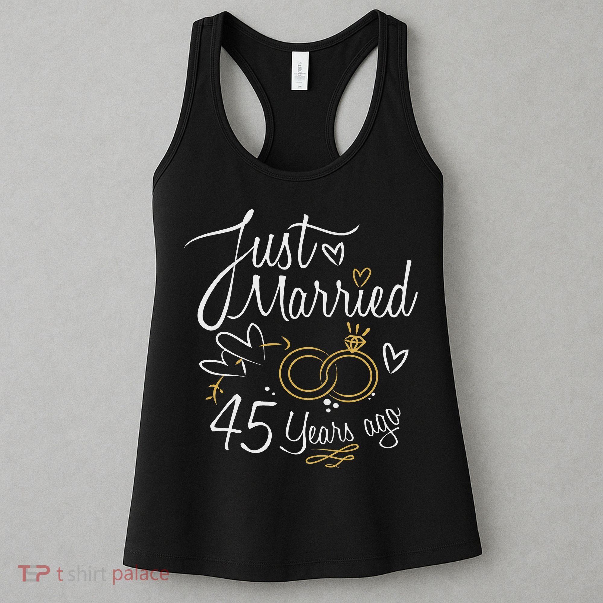 Gift For 45th Wedding Anniversary 45 Year Marriage Women's Tank Top
