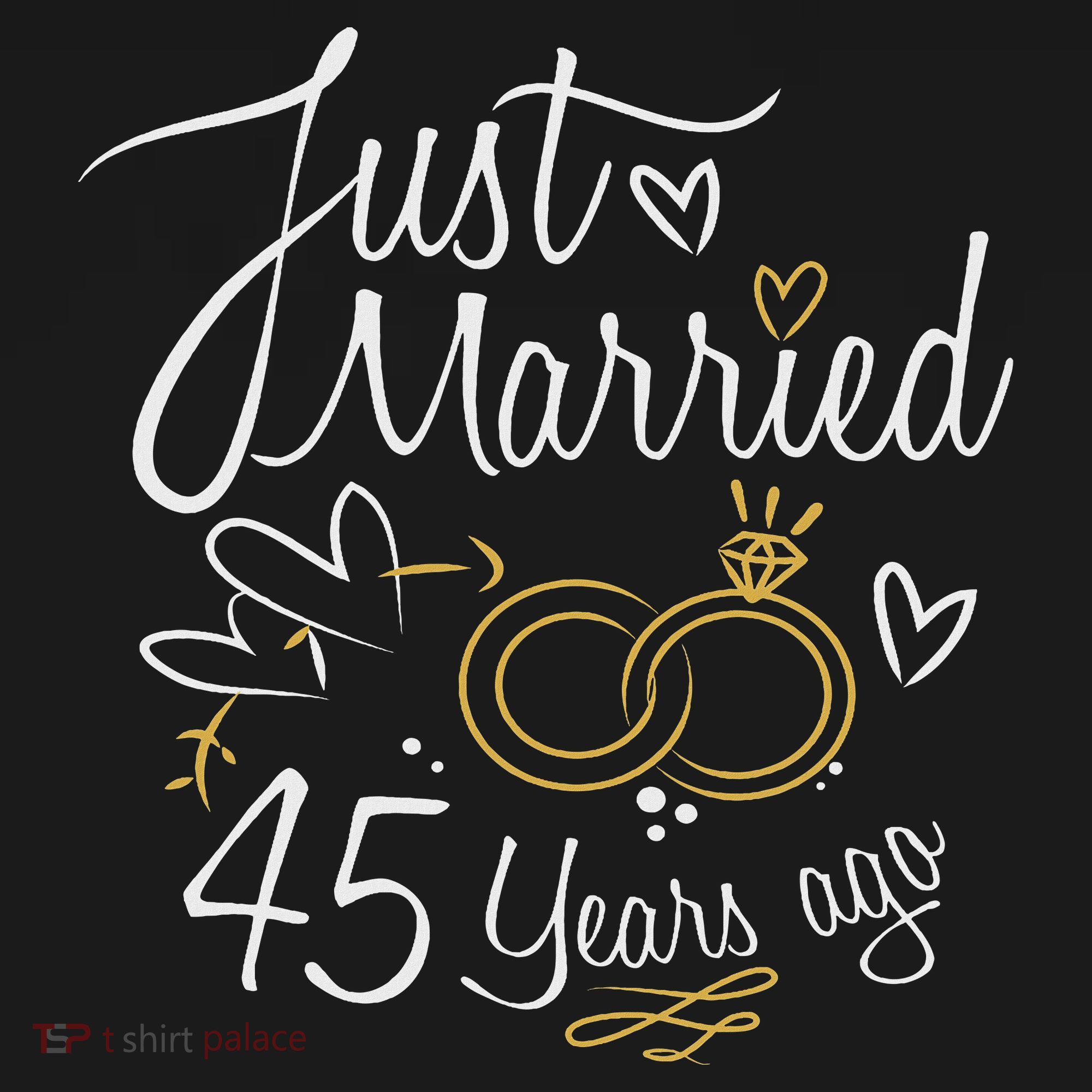 Gift For 45th Wedding Anniversary 45 Year Marriage Women's Tank Top
