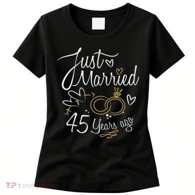 Gift For 45th Wedding Anniversary 45 Year Marriage Women's T-Shirt