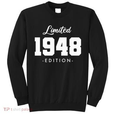 Gift for 75 Year Old 1948 Limited Edition 75th Birthday Sweatshirt