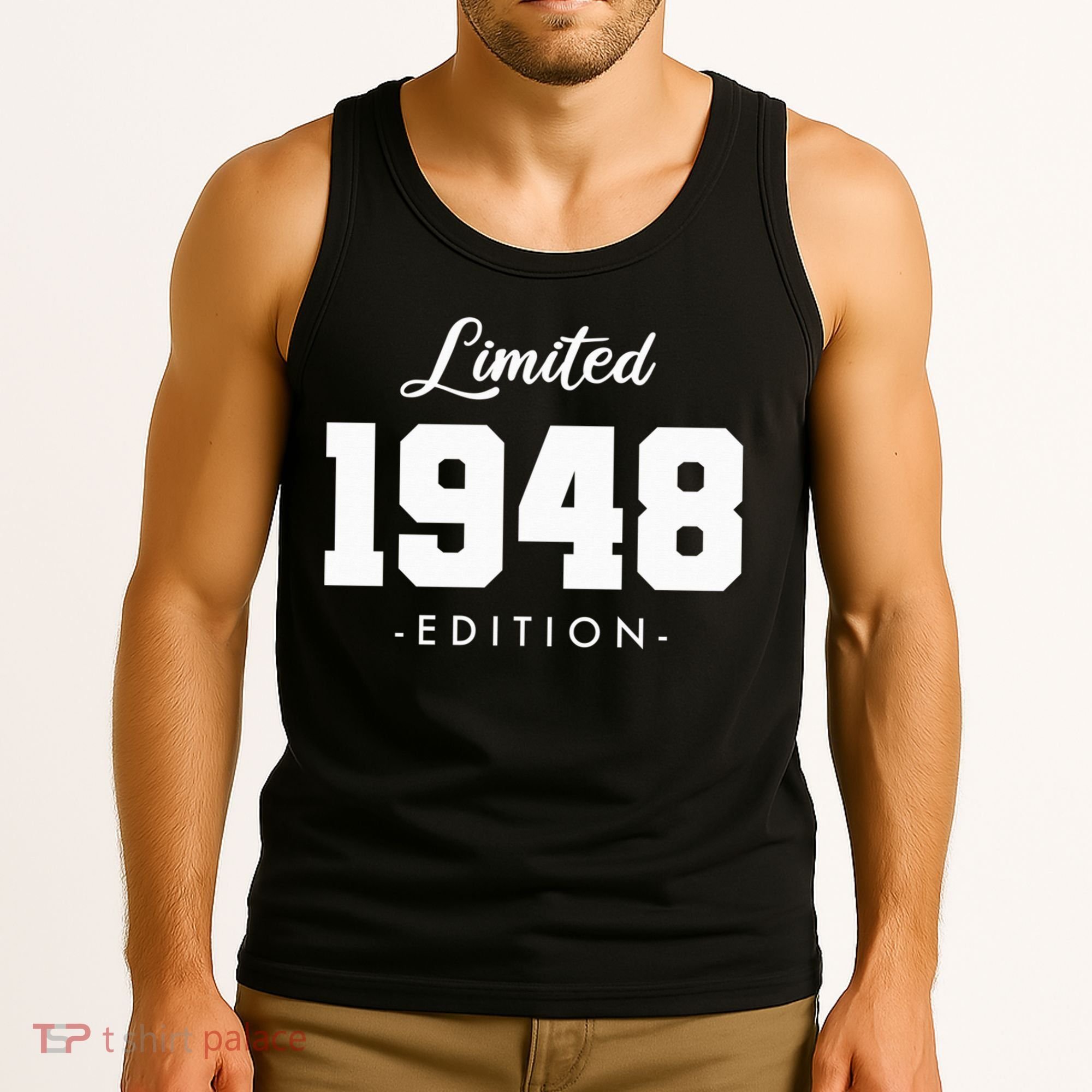 Gift for 75 Year Old 1948 Limited Edition 75th Birthday Tank Top