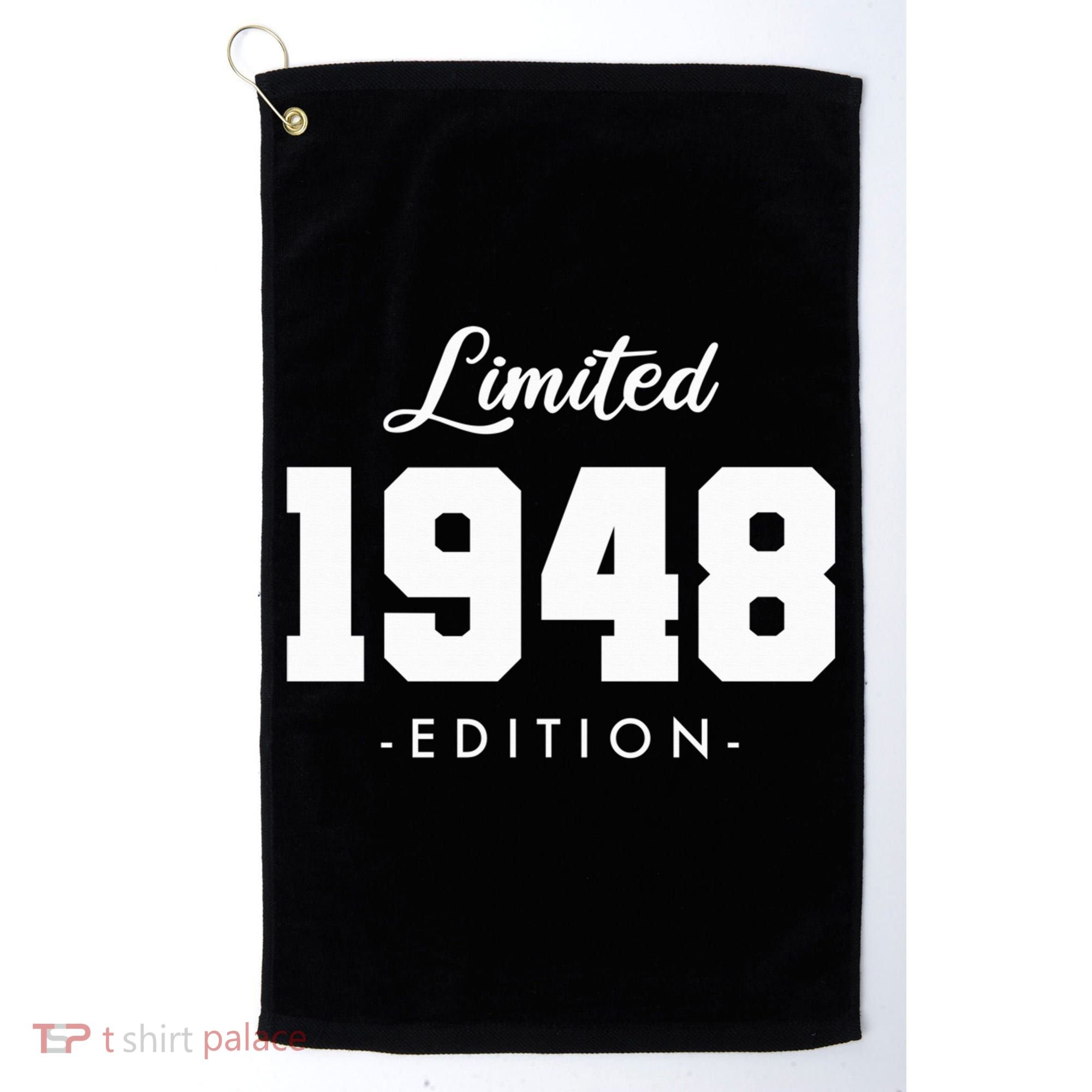 Gift for 75 Year Old 1948 Limited Edition 75th Birthday Golf Towel