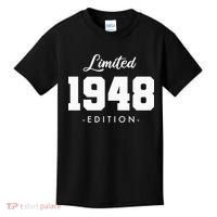 Gift for 75 Year Old 1948 Limited Edition 75th Birthday Kids T-Shirt thumb 0