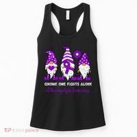 Gnome Fibromyalgia Awareness Fibro Ribbon Purple Support Women's Tank Top thumb 0