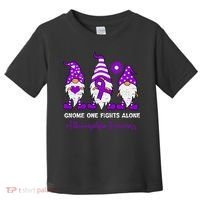 Gnome Fibromyalgia Awareness Fibro Ribbon Purple Support Toddler T-Shirt thumb 0