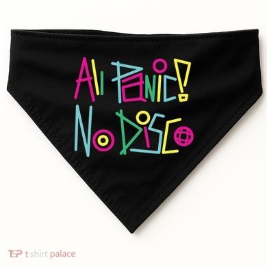 Got Funny All Panic No Disco USA-Made Doggie Bandana