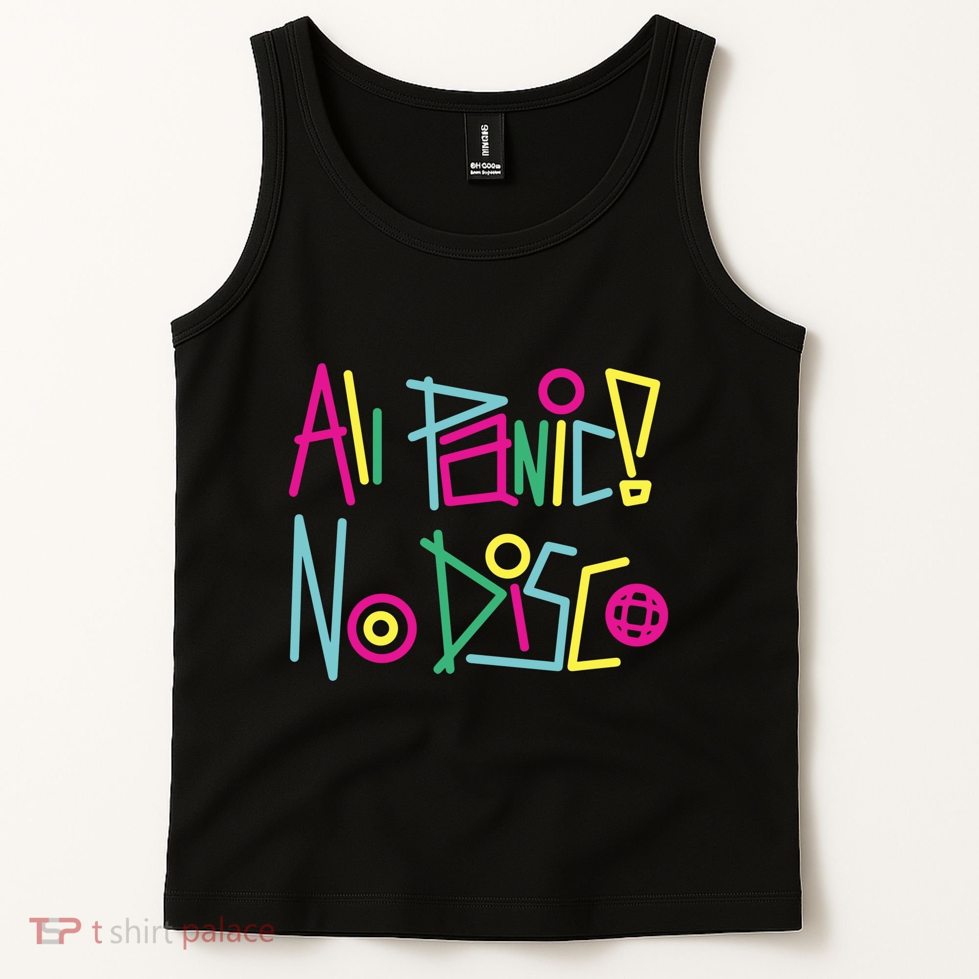 Got Funny All Panic No Disco Tank Top