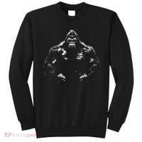 Gorilla Face Angry Growling Scary Silverback Gorilla Sweatshirt thumb 0