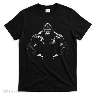 Gorilla Face Angry Growling Scary Silverback Gorilla T-Shirt