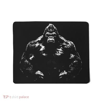 Gorilla Face Angry Growling Scary Silverback Gorilla Mousepad