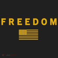Gold Freedom American Values USA Flag Support Charlie Kirk Women's Sweatshirt thumb 2