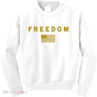 Gold Freedom American Values USA Flag Support Charlie Kirk Kids Sweatshirt thumb 0