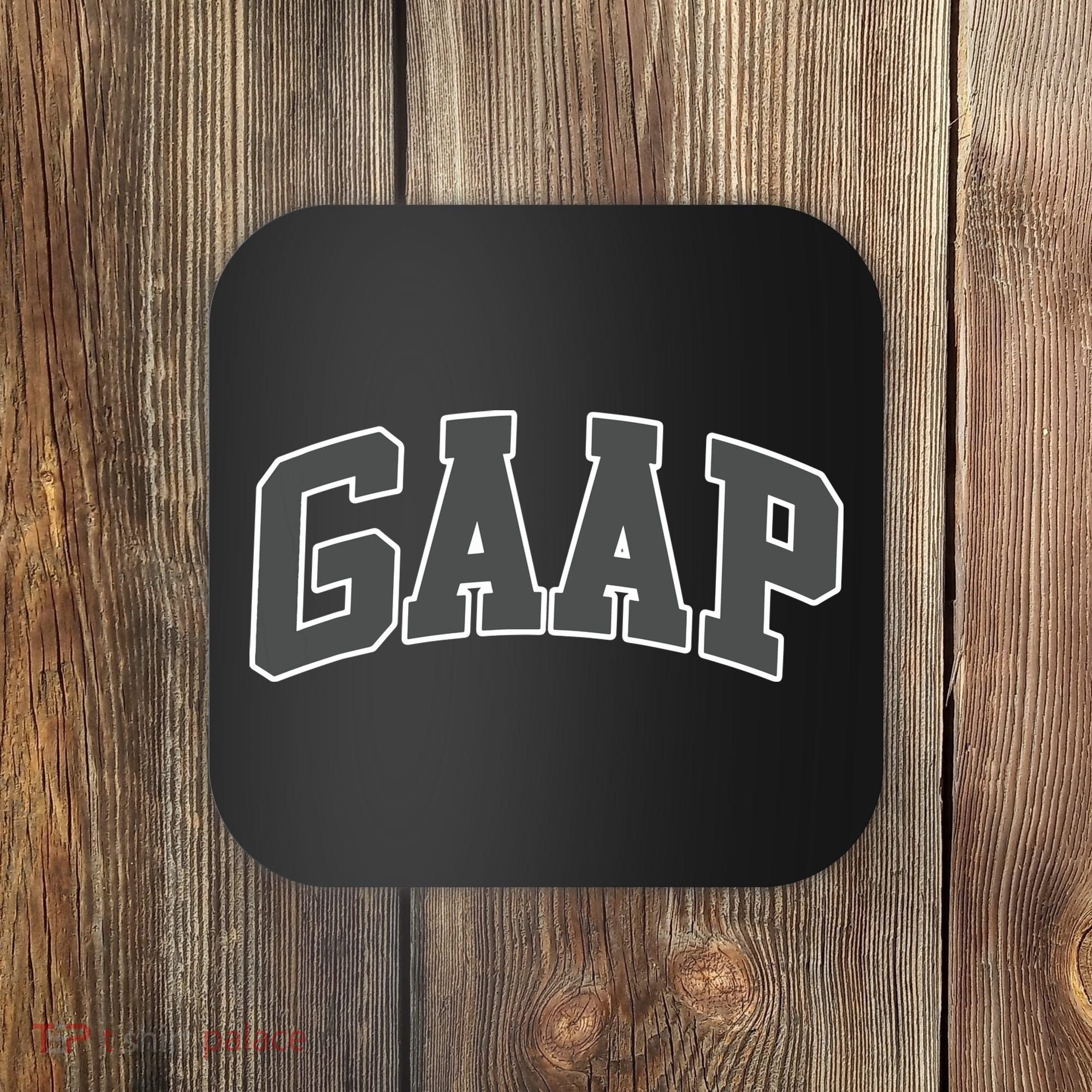 GAAP Funny Accountant T For CPA Gift Coaster