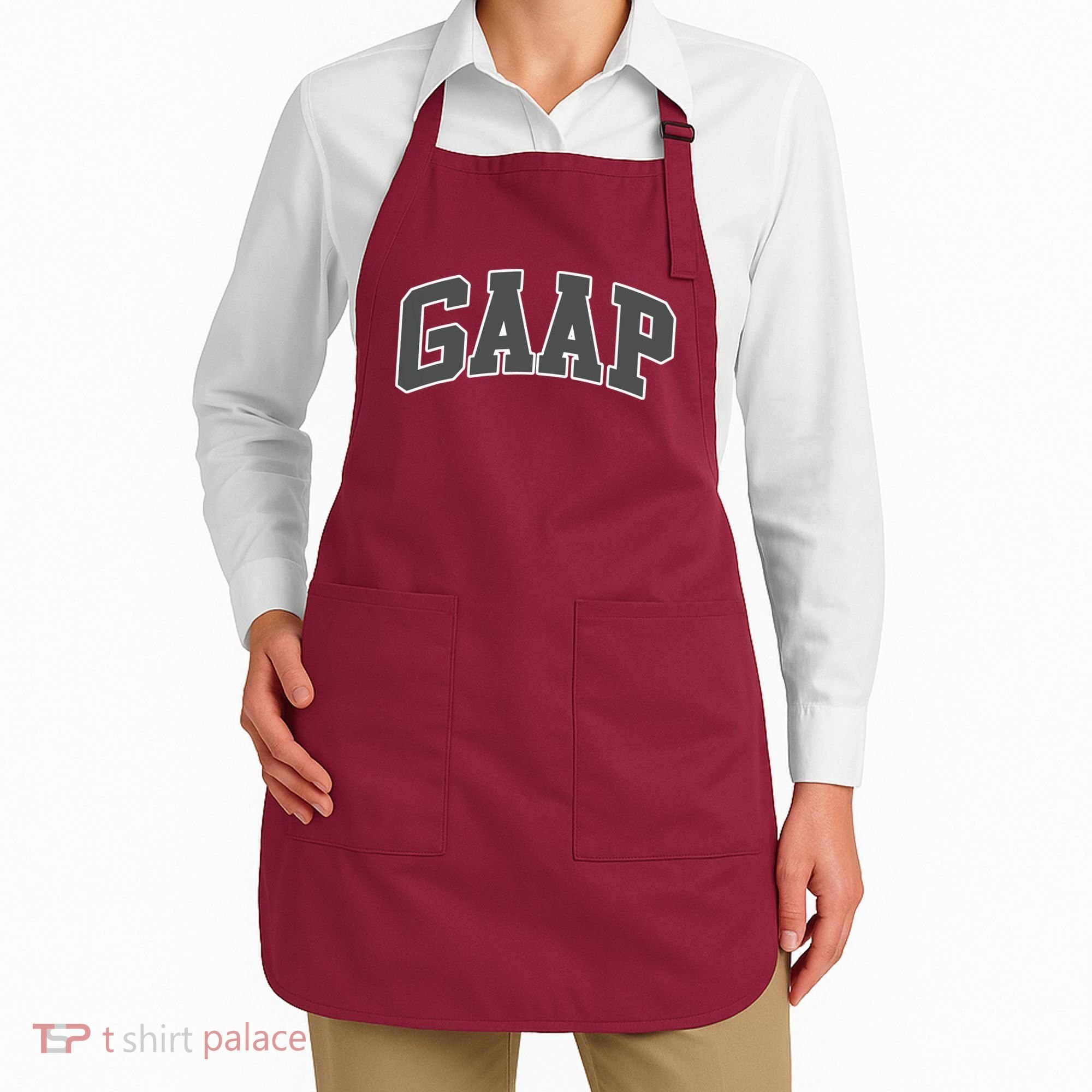 GAAP Funny Accountant T For CPA Gift Apron