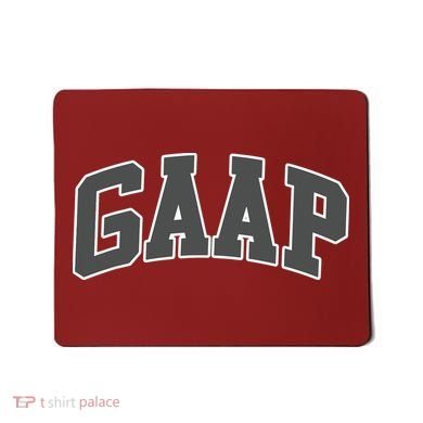 GAAP Funny Accountant T For CPA Gift Mousepad