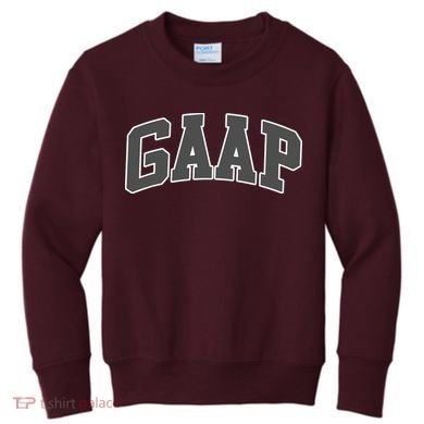 GAAP Funny Accountant T For CPA Gift Kids Sweatshirt