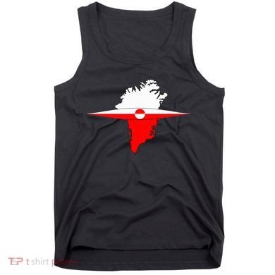 Greenland Flag And Kayak Qujaq Tank Top