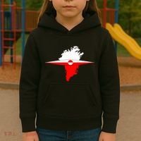 Greenland Flag And Kayak Qujaq Kids Hoodie thumb 3