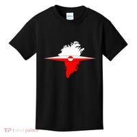 Greenland Flag And Kayak Qujaq Kids T-Shirt thumb 0