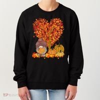 Gnome Fall Autumn Heart Cute Women's Sweatshirt thumb 0