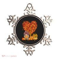 Gnome Fall Autumn Heart Cute Ornament thumb 0