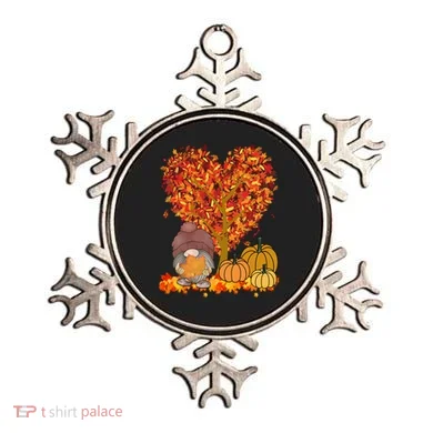 Gnome Fall Autumn Heart Cute Ornament