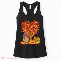 Gnome Fall Autumn Heart Cute Women's Tank Top thumb 0