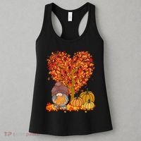 Gnome Fall Autumn Heart Cute Women's Tank Top thumb 3