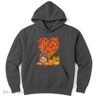 Gnome Fall Autumn Heart Cute Hoodie thumb 0