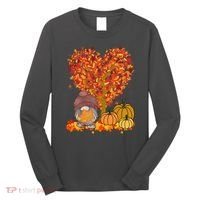 Gnome Fall Autumn Heart Cute Long Sleeve Shirt thumb 0