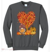 Gnome Fall Autumn Heart Cute Sweatshirt thumb 0